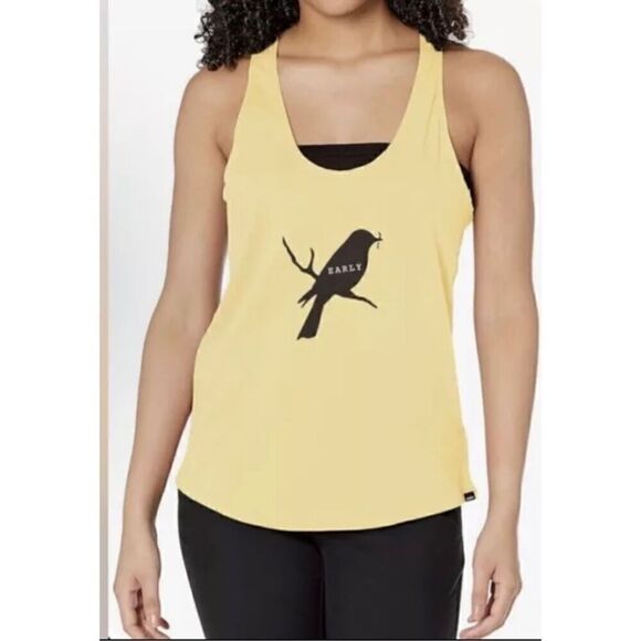 PrAna NWT size XL journeyman sunlight yellow early bird tank top - Picture 1 of 5